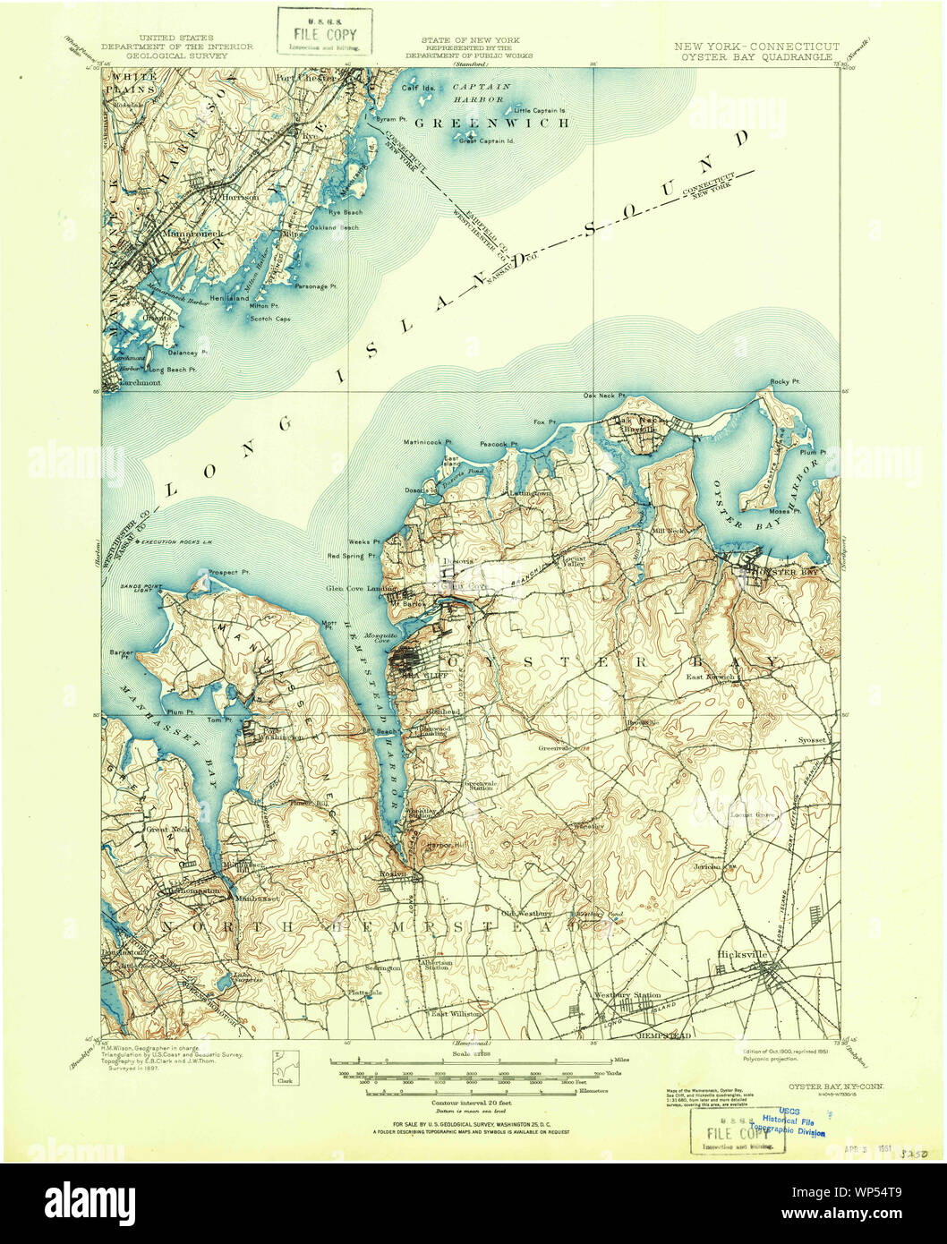 Map of oyster bay new york hires stock photography and images Alamy