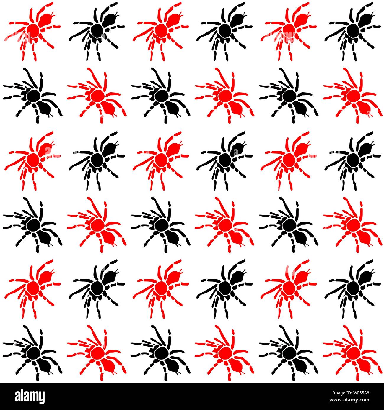Black White And Red Spiders High Resolution Stock Photography and ...