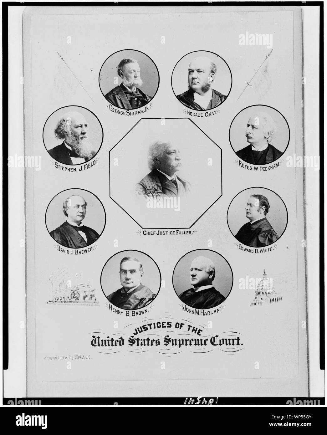 Justices of the United States Supreme Court Stock Photo