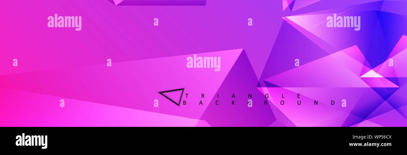 Abstract vector triangle background with colorful gradient. Vector EPS ...