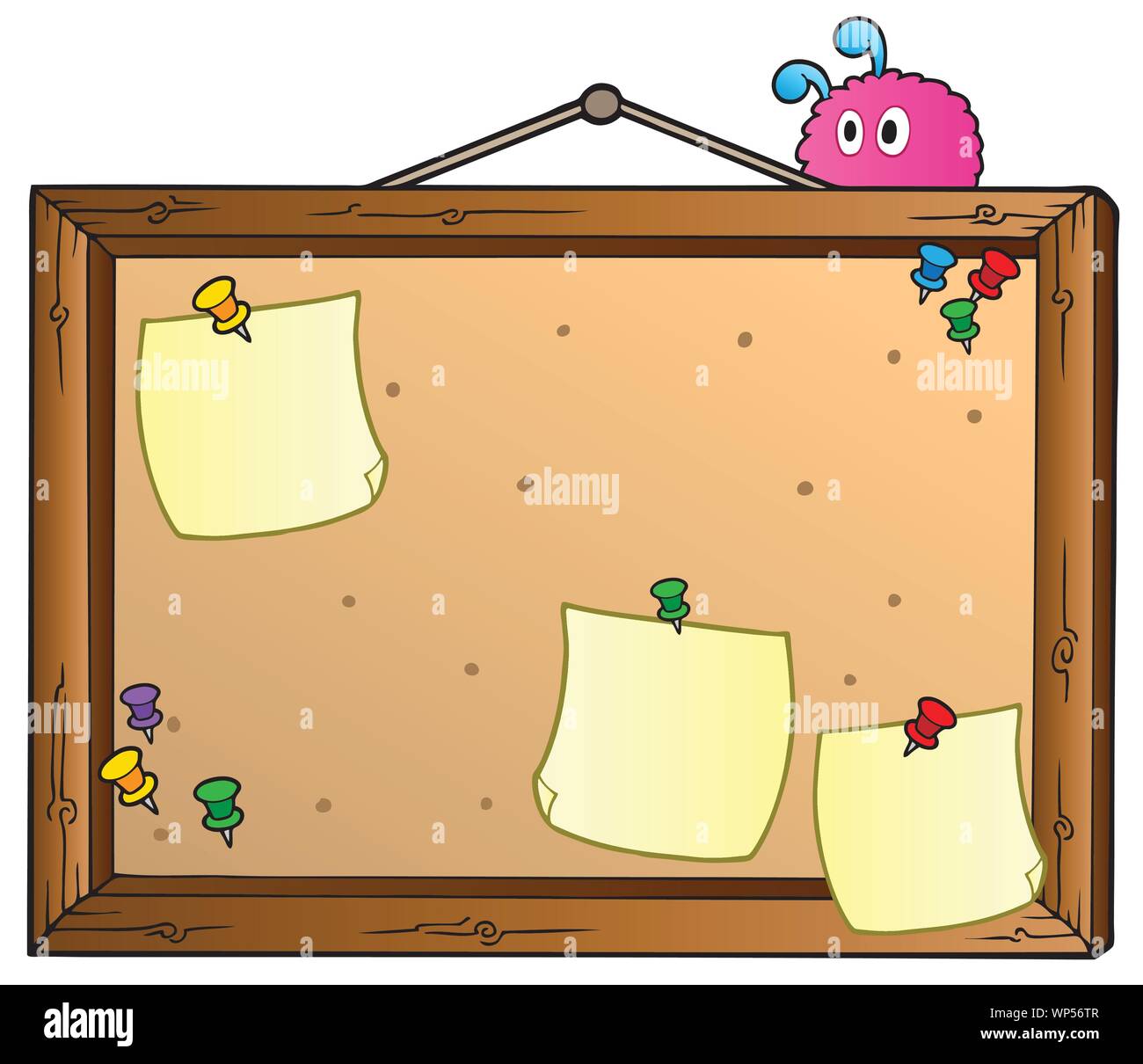 Cartoon bulletin board Stock Vector Image & Art Alamy
