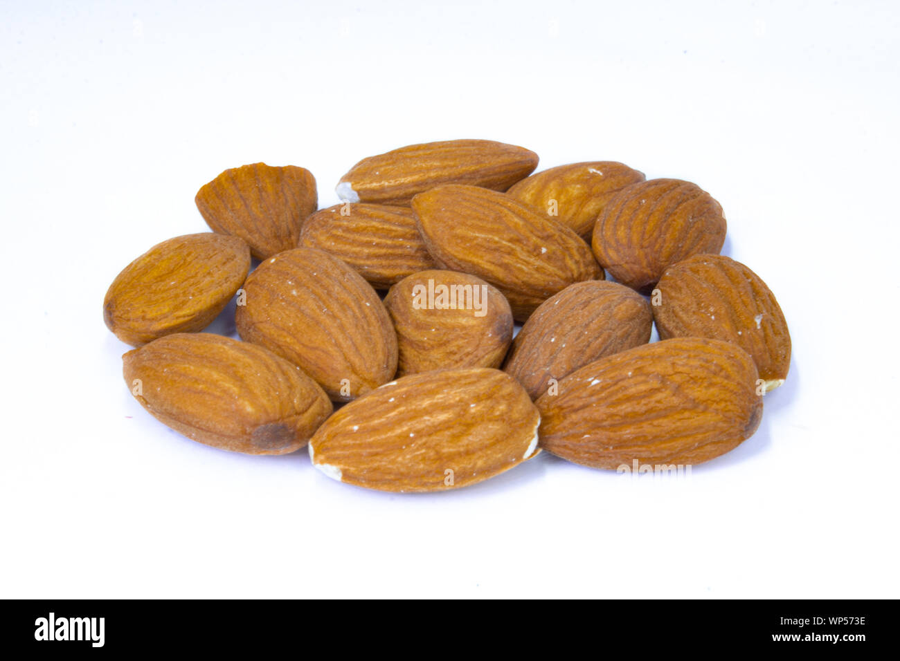 Combination of cashew nuts, almonds nuts and raisins, healthy snack