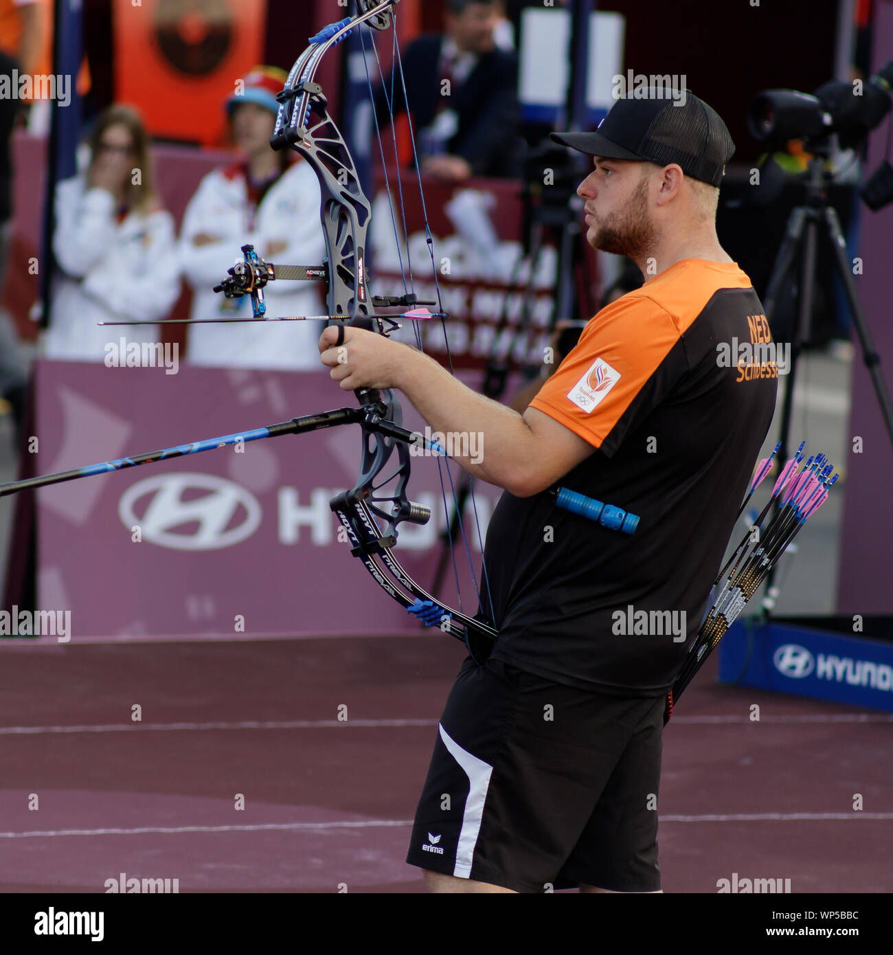 Moscow, Russia, September 07, 2019. MOSCOW HYUNDAI ARCHERY WORLD CUP