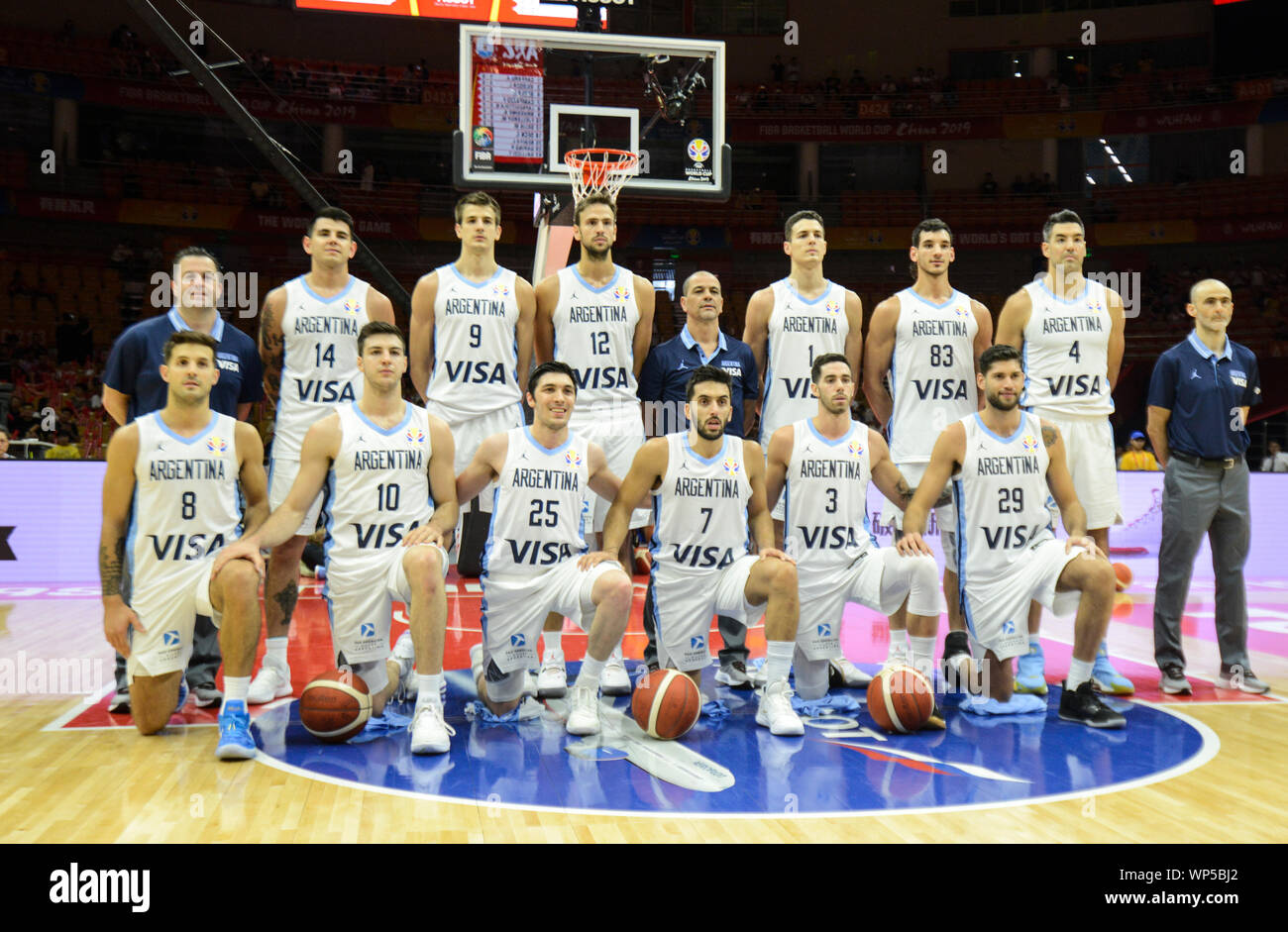 Argentina National Team. FIBA Basketball World Cup China 2019. First Round  Stock Photo - Alamy