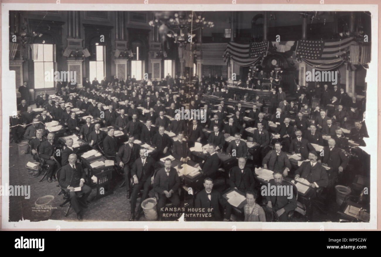 Kansas House of Representatives, [190]5 Stock Photo Alamy