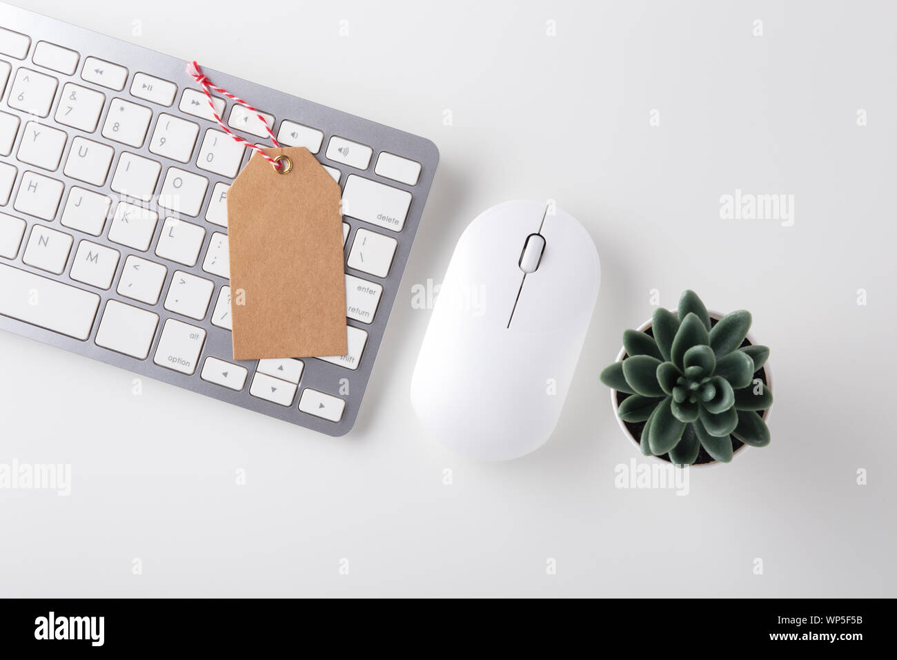 Cyber Monday Sale Concept With Sale Tag On Computer Keyboard On