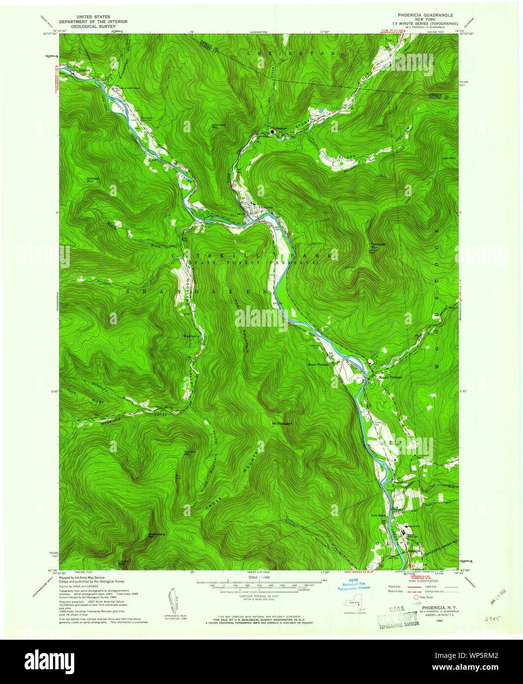 New York NY Phoenicia 128992 1960 24000 Restoration Stock Photo Alamy