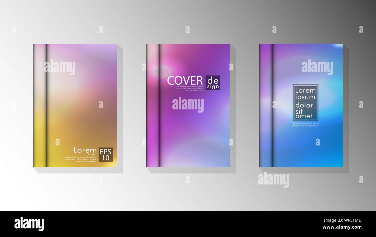 Vector collection of book cover backgrounds for brochures, leaflets ...