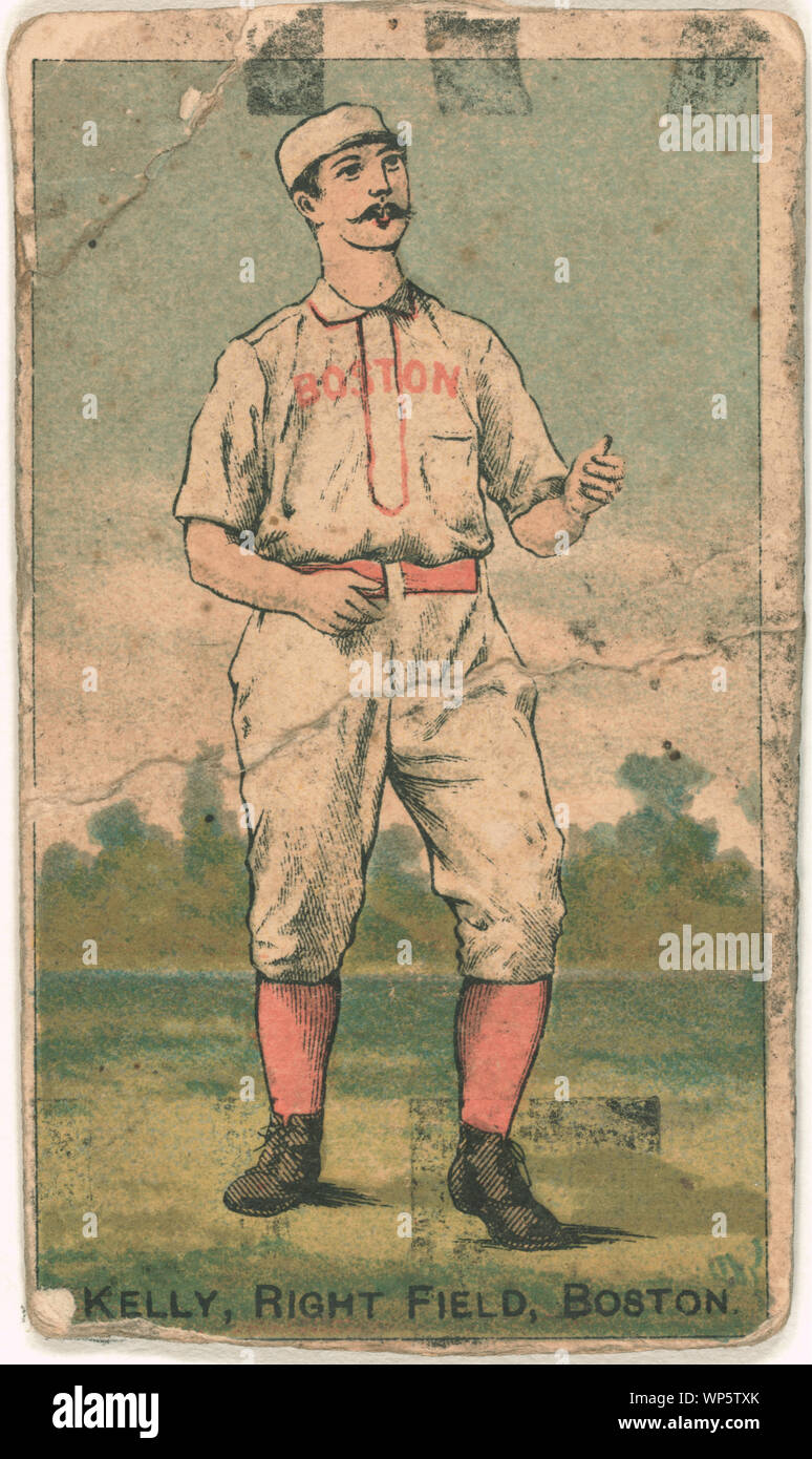King Kelly, Boston Beaneaters, baseball card portrait Stock Photo Alamy