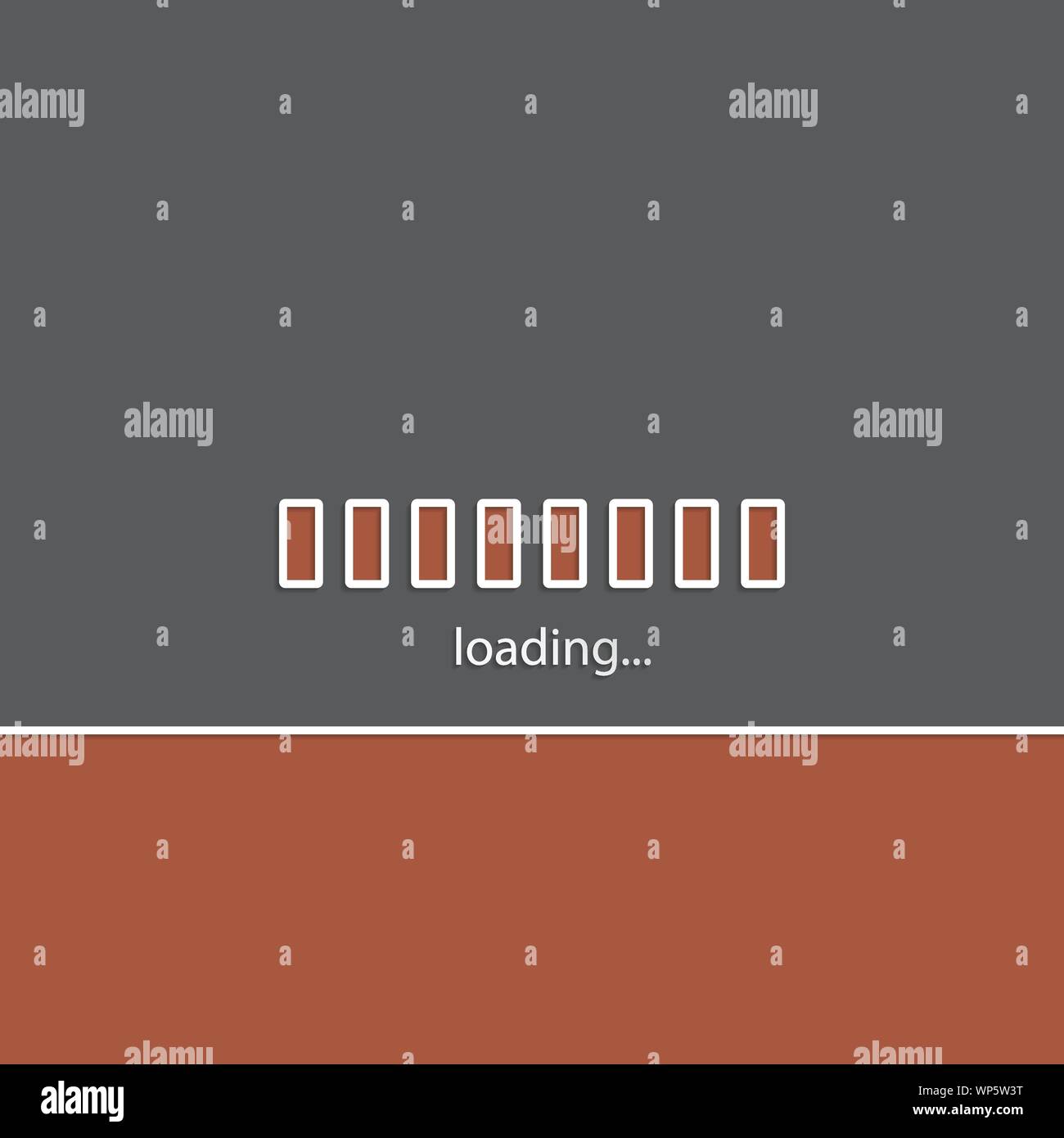 Simple website loading bakground design Stock Vector Image & Art - Alamy