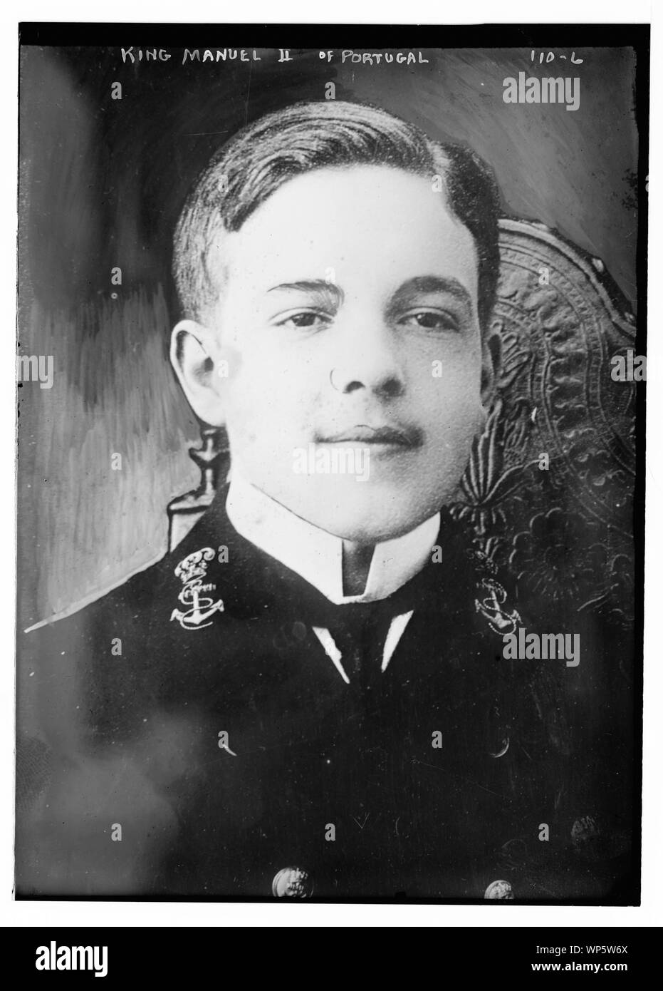 King Manuel II of Portugal, portrait bust Stock Photo