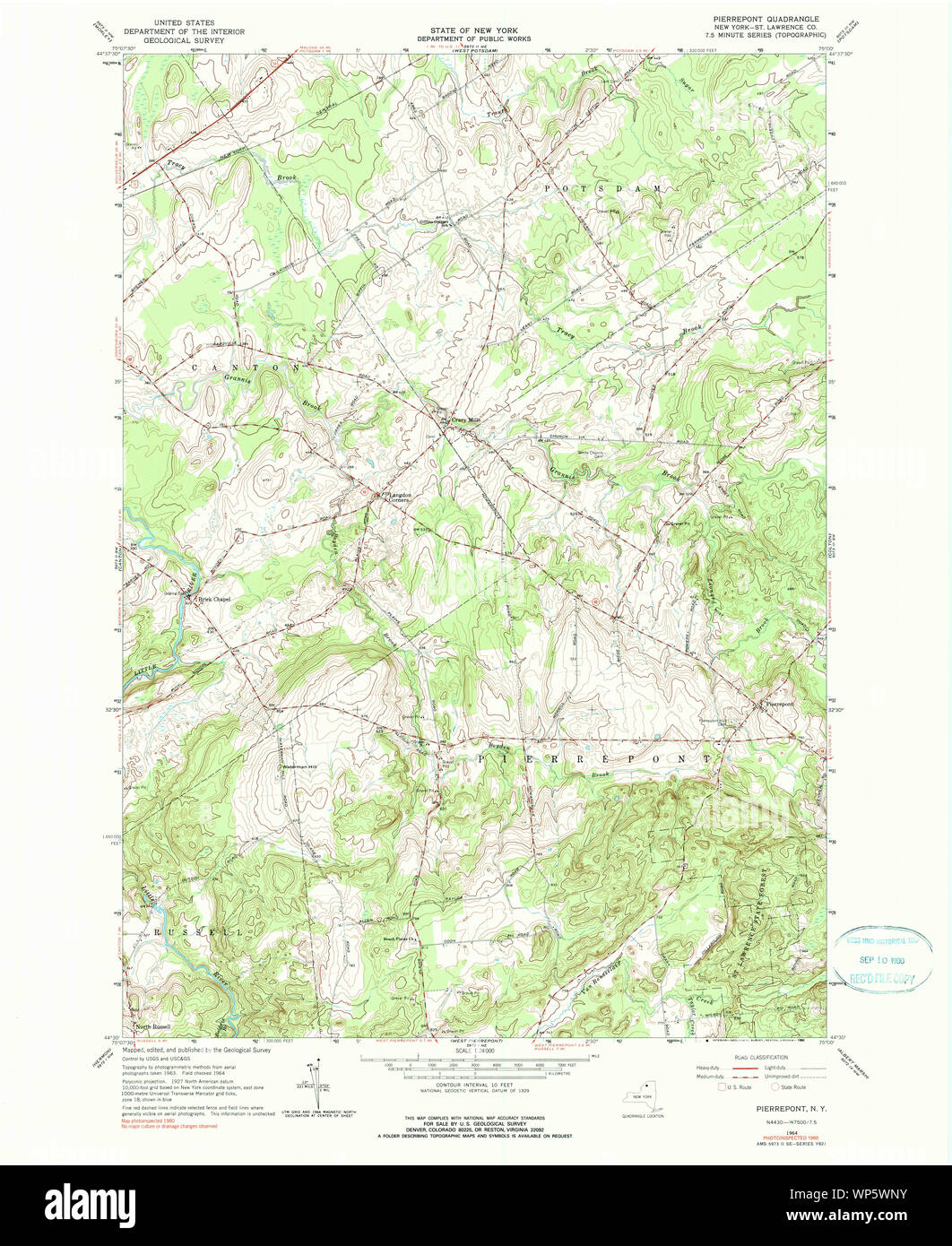 New York NY Pierrepont 136800 1964 24000 Restoration Stock Photo Alamy