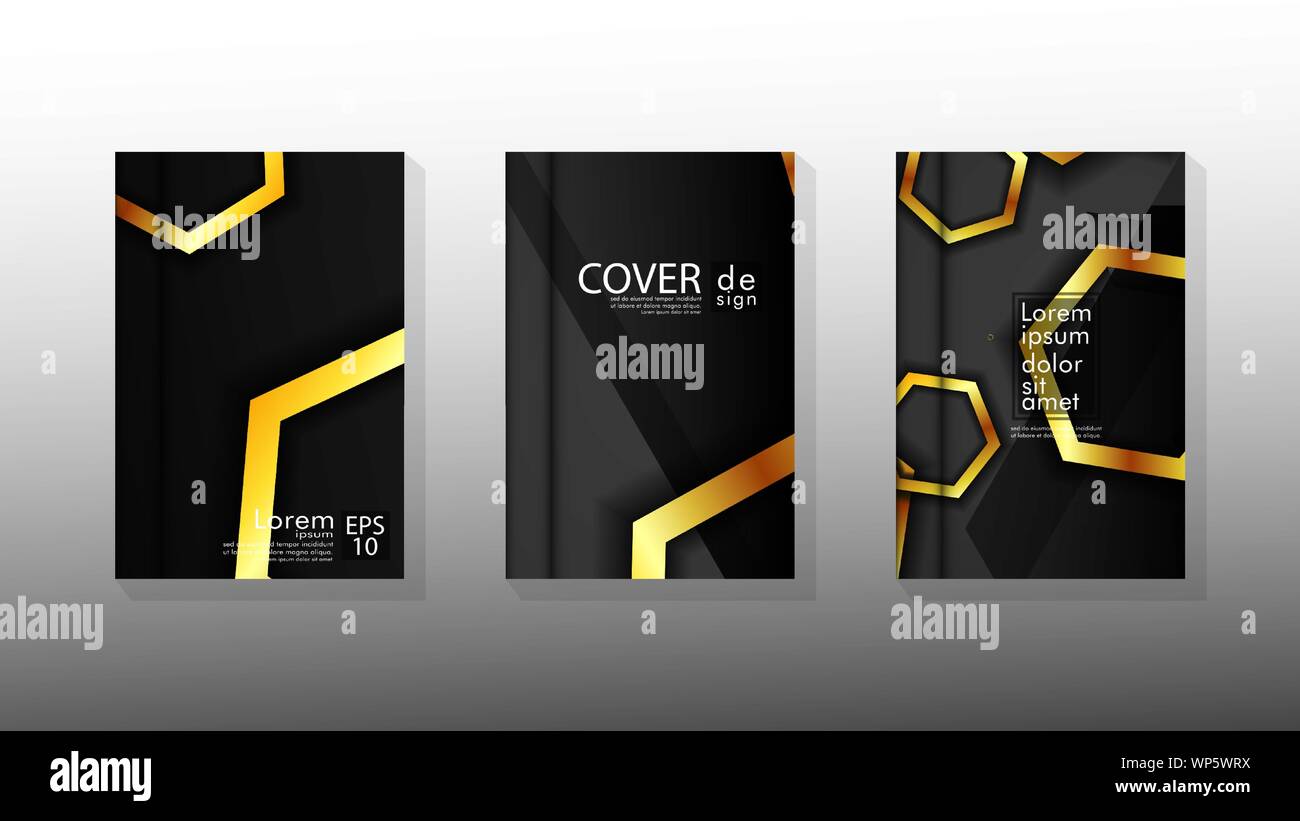 Vector collection of book cover backgrounds for brochures, leaflets ...