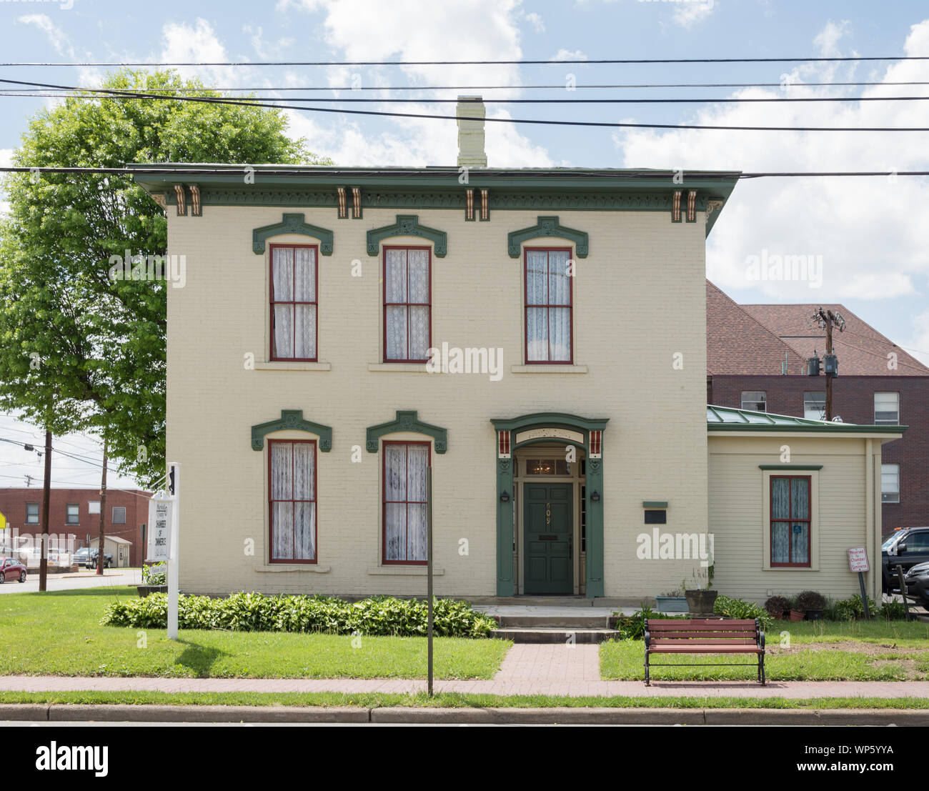 Kirkside, an aptly named little Italianate house in Moundsville, West