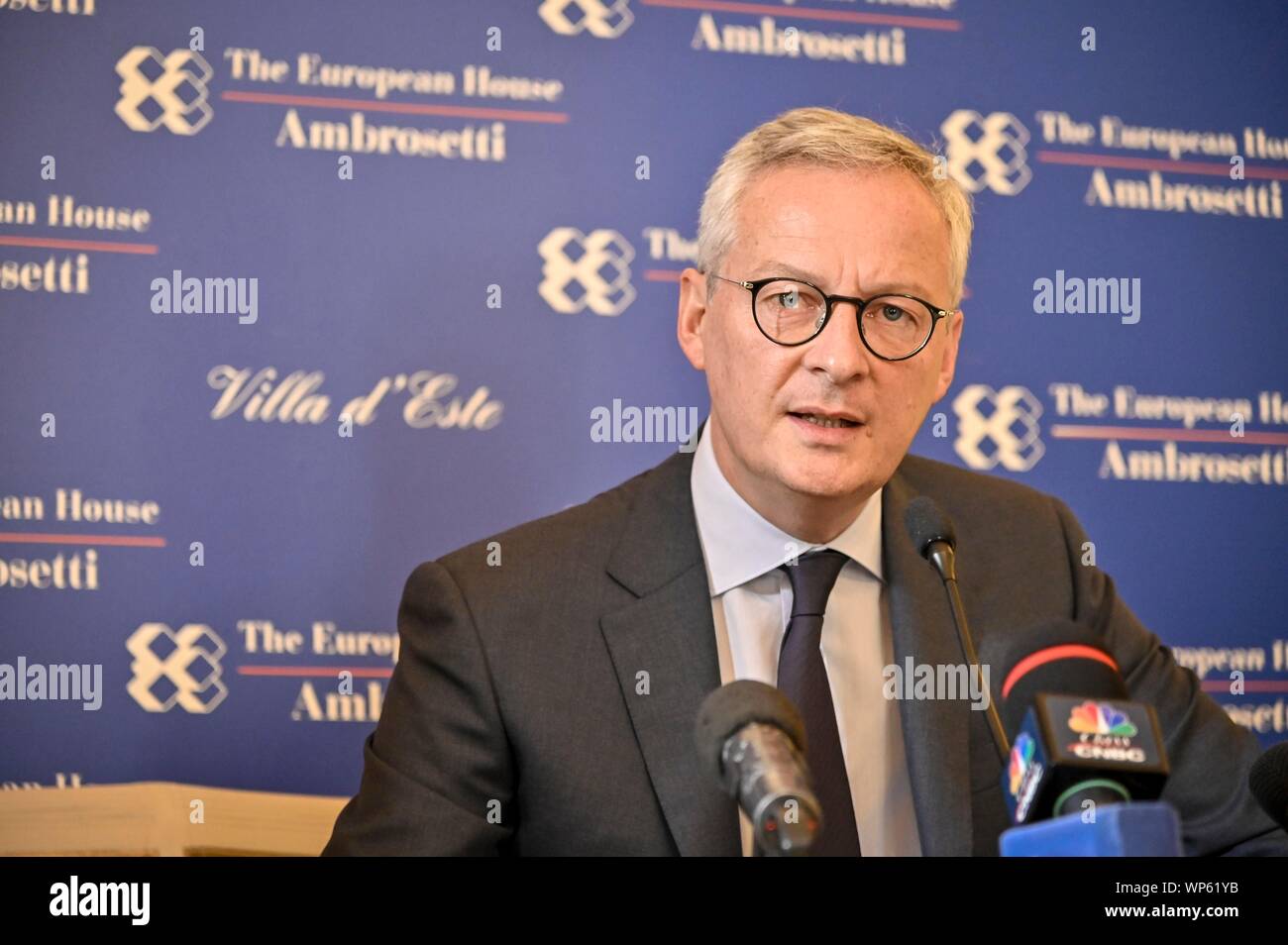Milan, Italy. 08th Sep, 2019. Cernobbio. The European House Ambrosetti