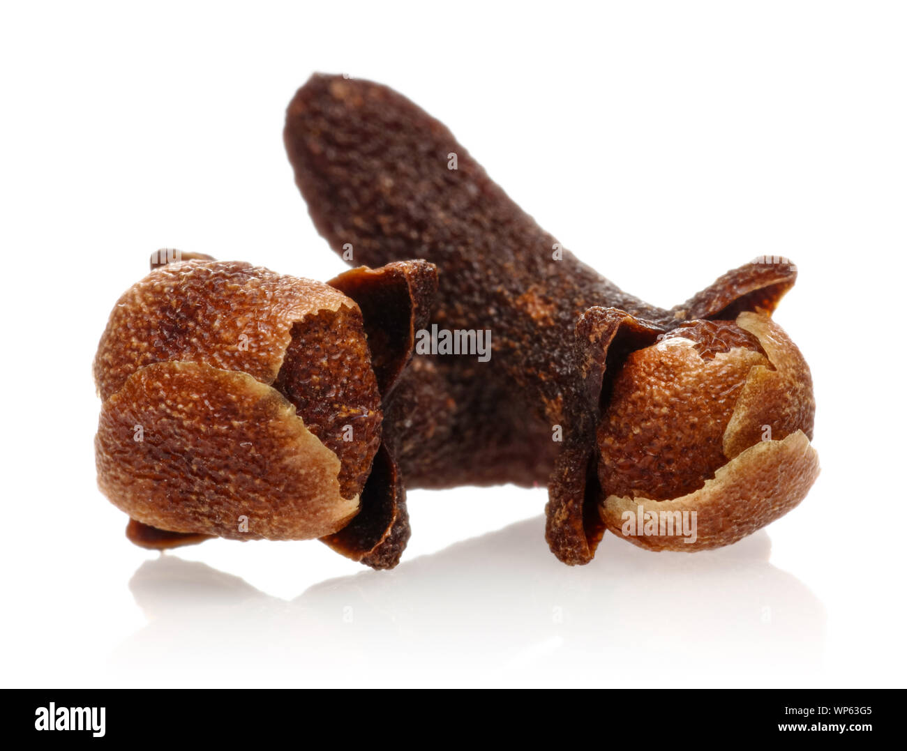 Dry clove buds isolated on white background Stock Photo Alamy