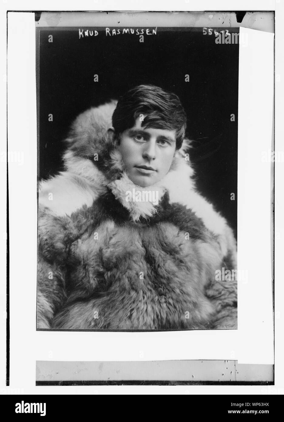 Knud Rasmussen [fur coat Stock Photo