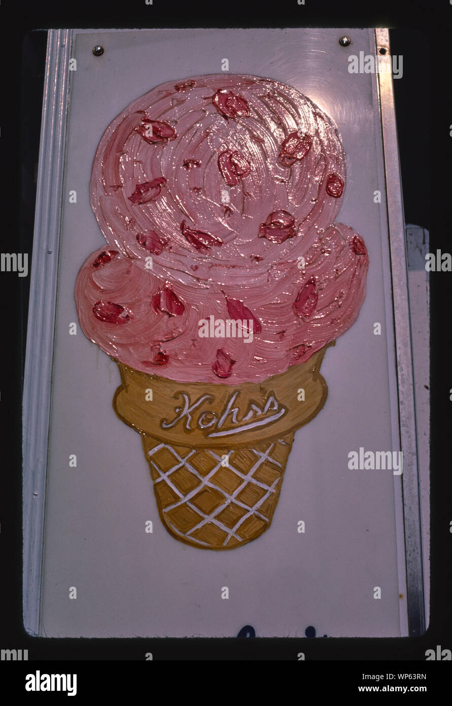 Kohr's ice cream sign, Seaside Heights, New Jersey Stock Photo Alamy