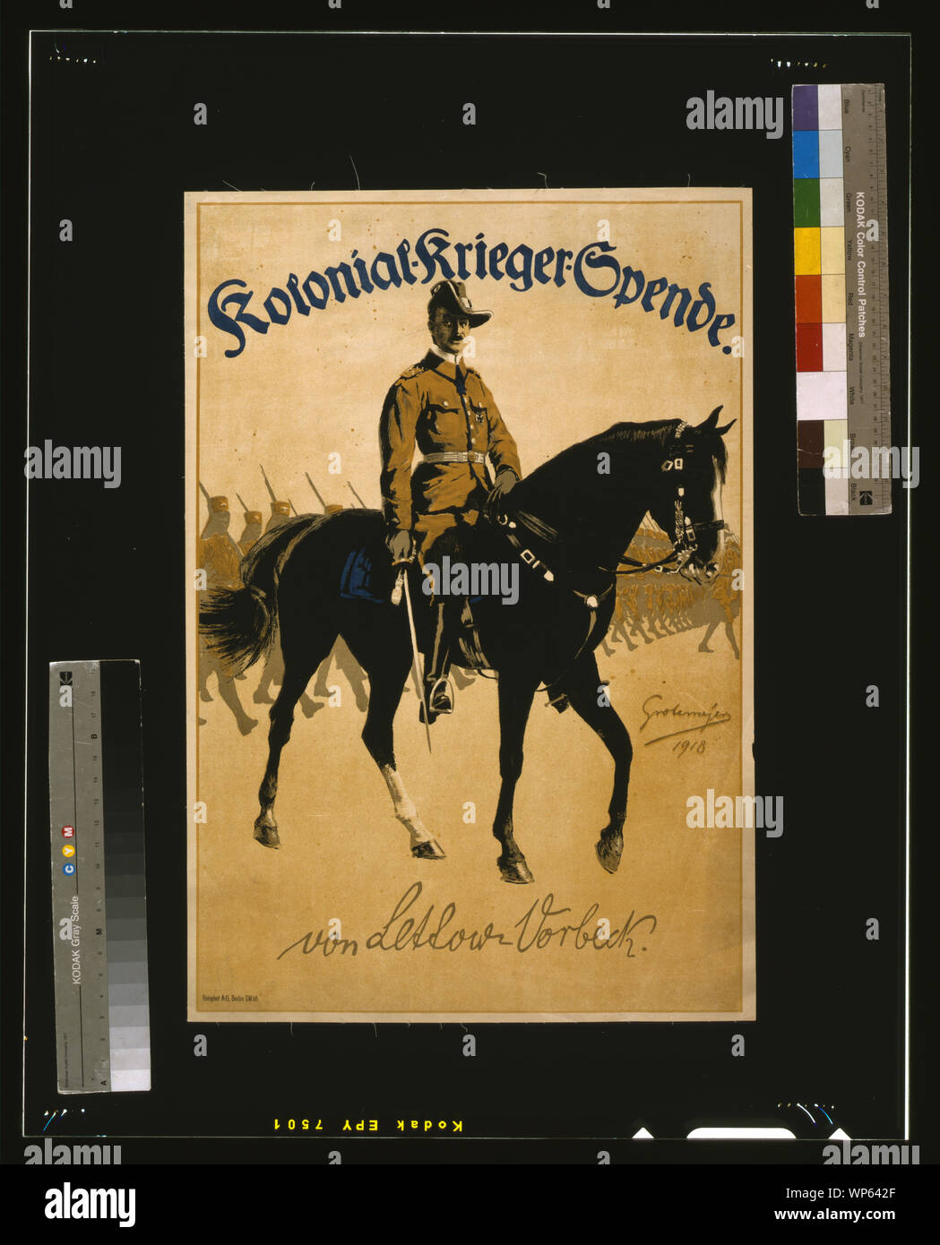 KolonialKriegerSpende. Von LettowVorbeck Stock Photo Alamy