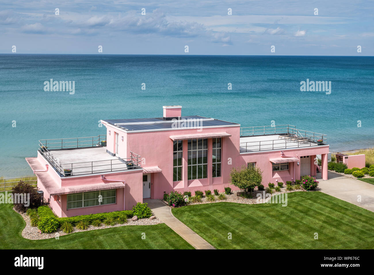 Florida Tropical House 1933 World's Fair House in Beverly Shores