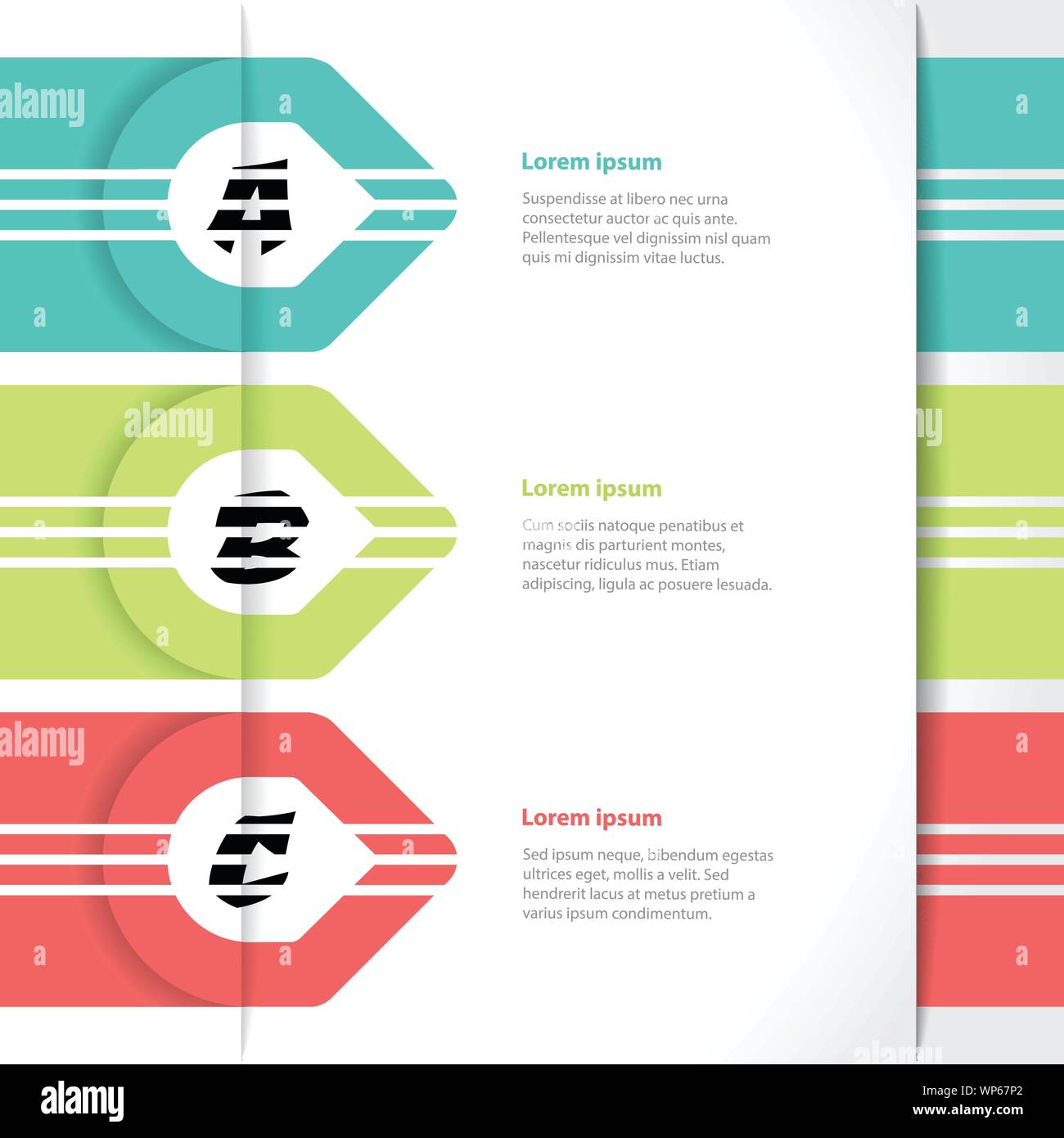 Vivid colored arrows infographics Stock Vector Image & Art - Alamy