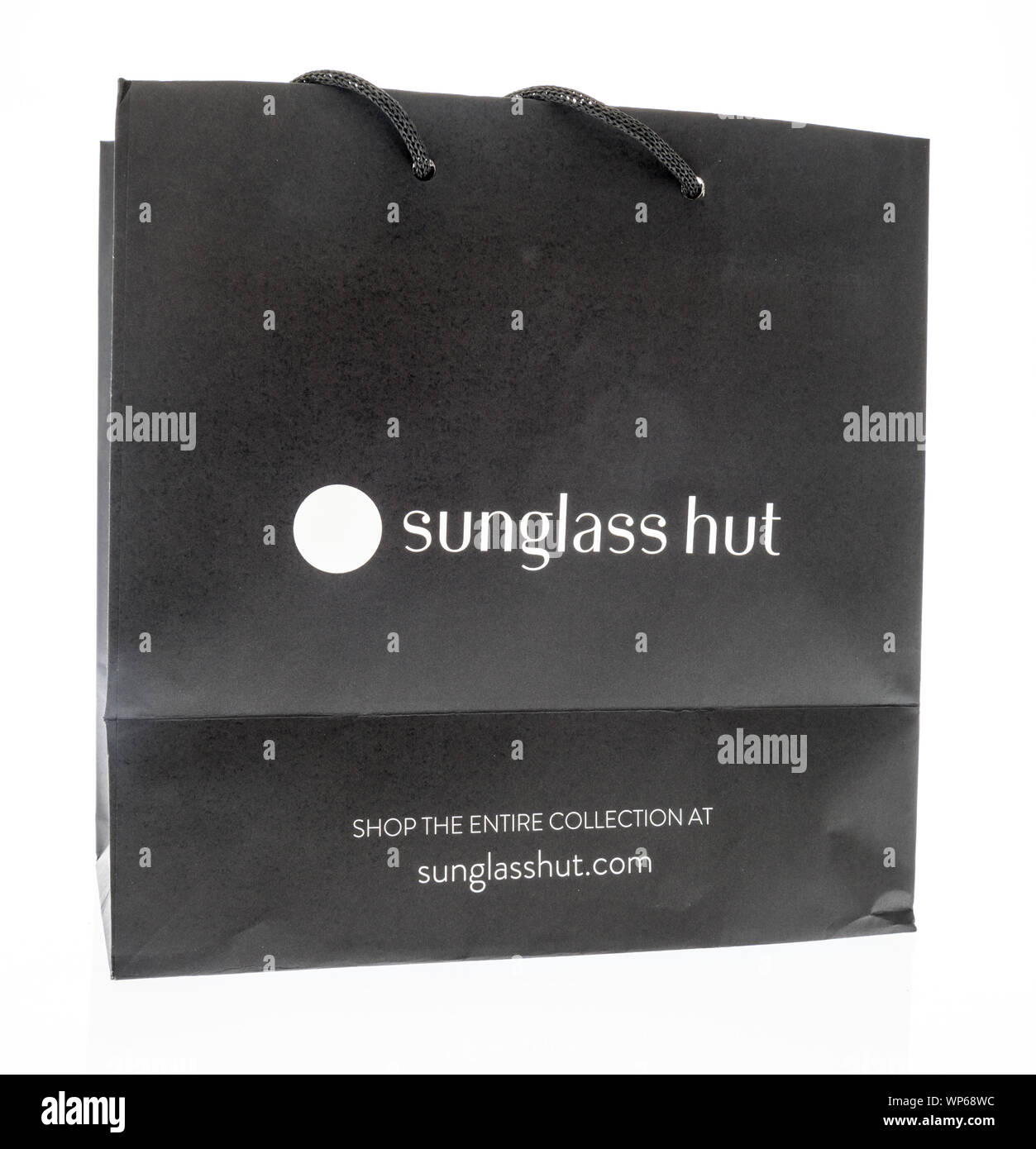 Wnneconne, WI - 4 September 2019: A bag from Sunglass hut that sells  elegant sunglasses on an isolated background Stock Photo - Alamy