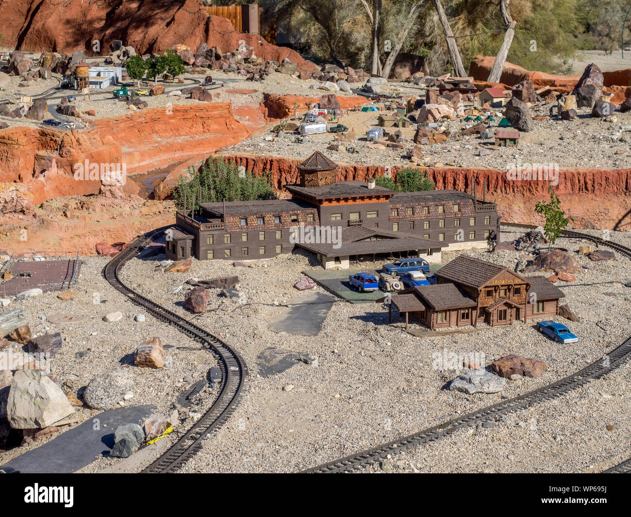 Exhibits at the Living Desert zoo and botanical gardens on November 17