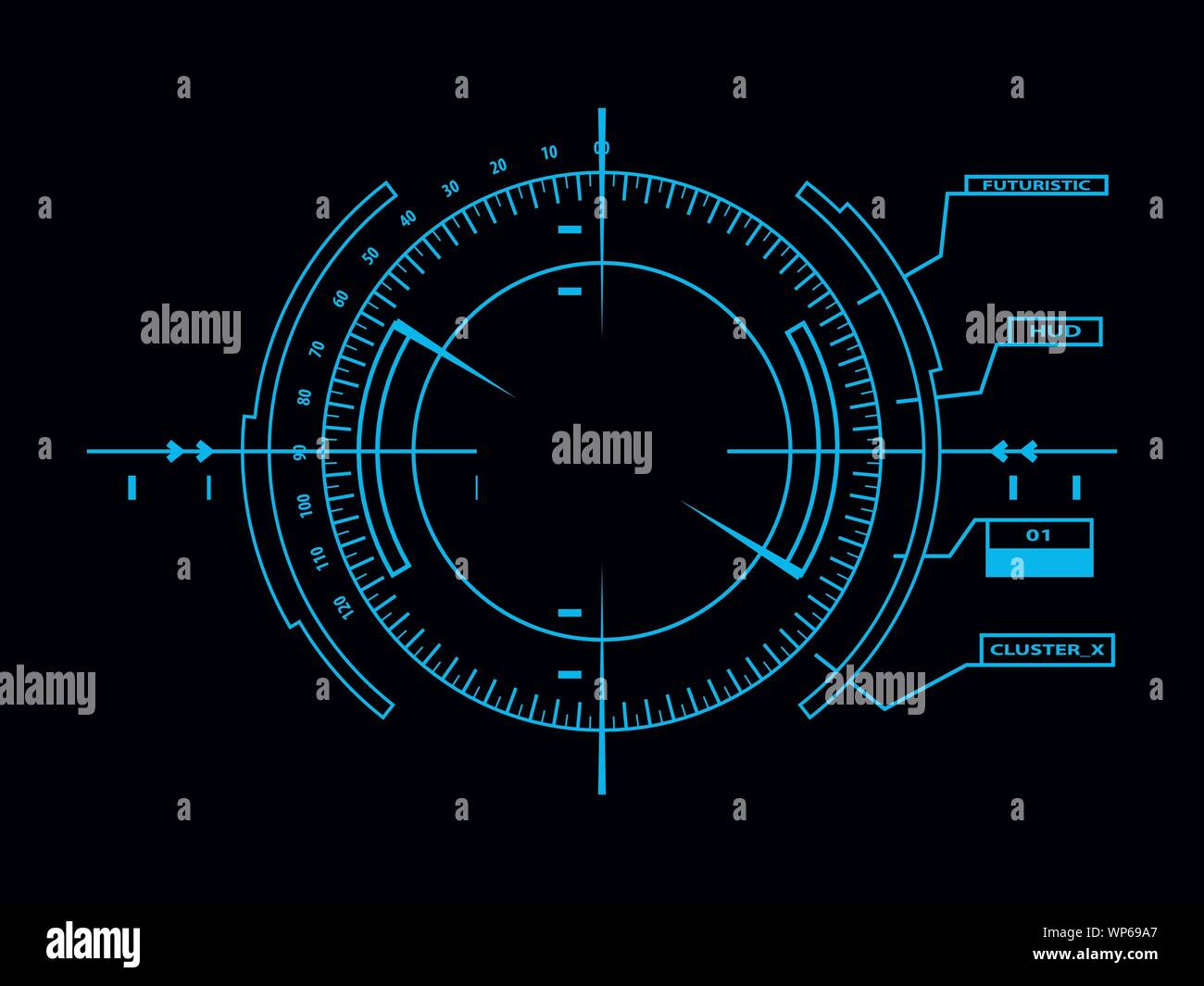 Futuristic user interface HUD Stock Vector Image & Art - Alamy