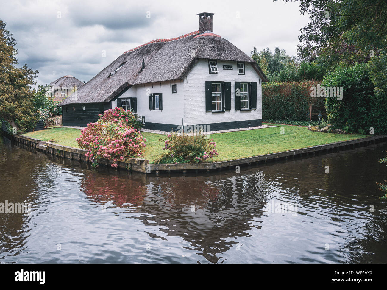 Giethoorn Netherlands August 17 2017 Known For Its Bridges
