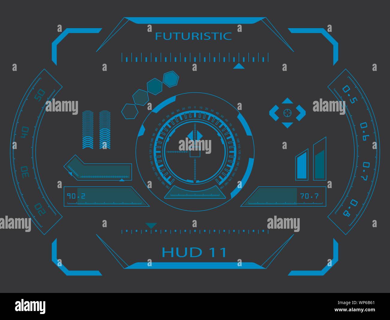Futuristic user interface HUD Stock Vector Image & Art - Alamy