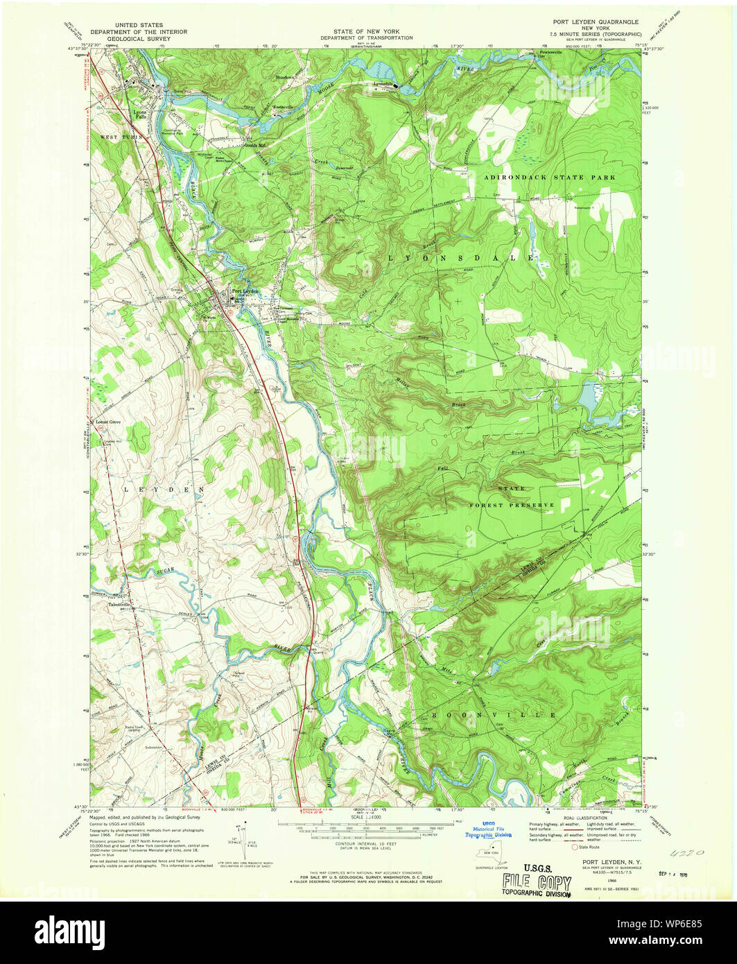 New York NY Port Leyden 129119 1966 24000 Restoration Stock Photo Alamy