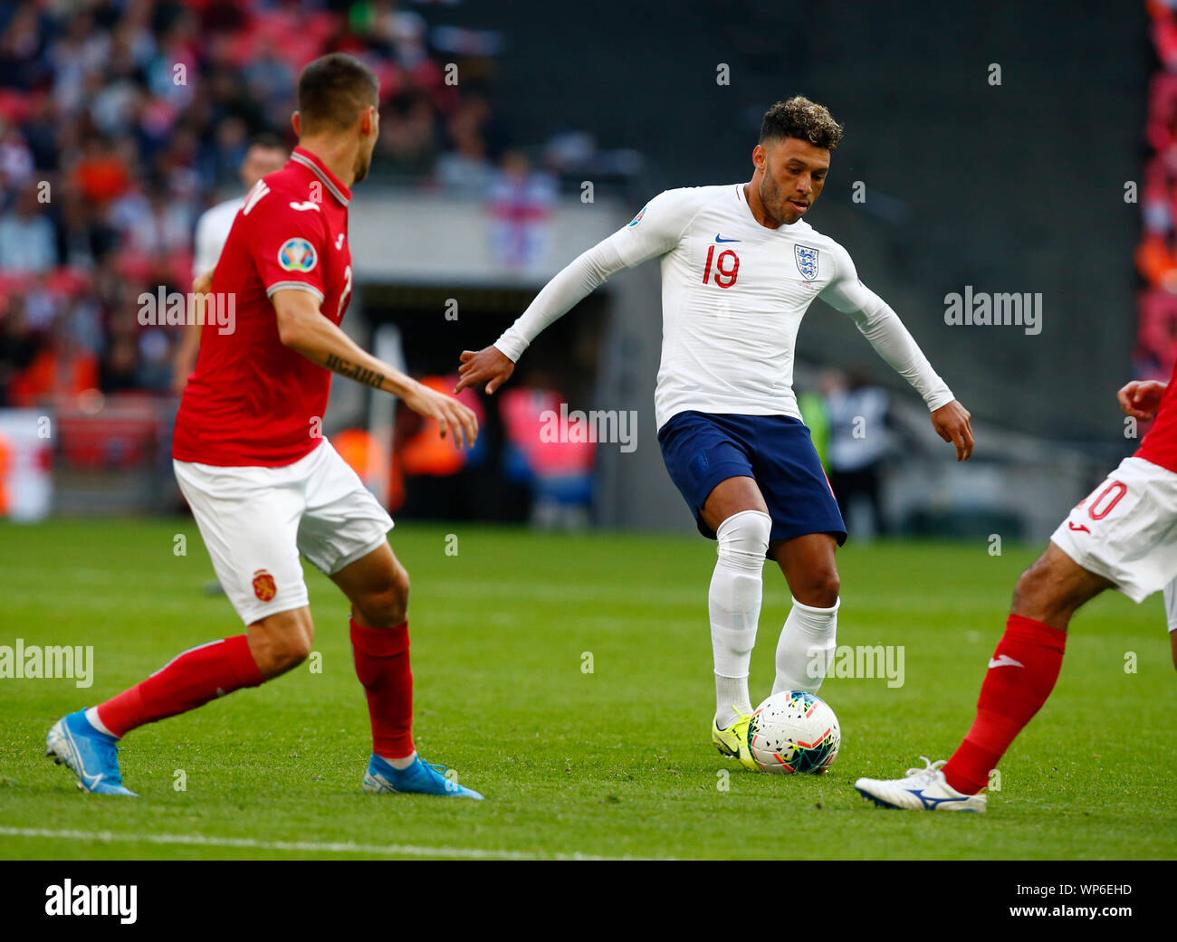 London, UK. 07th Sep, 2019. LONDON, ENGLAND. SEPTEMBER 07: Alex Oxlade-Chamberlain during UEFA Euro 2020 Qualifier between England and Bulgaria at Wembley stadium in London, England on September 07, 2019 Credit: Action Foto Sport/Alamy Live News Stock Photo