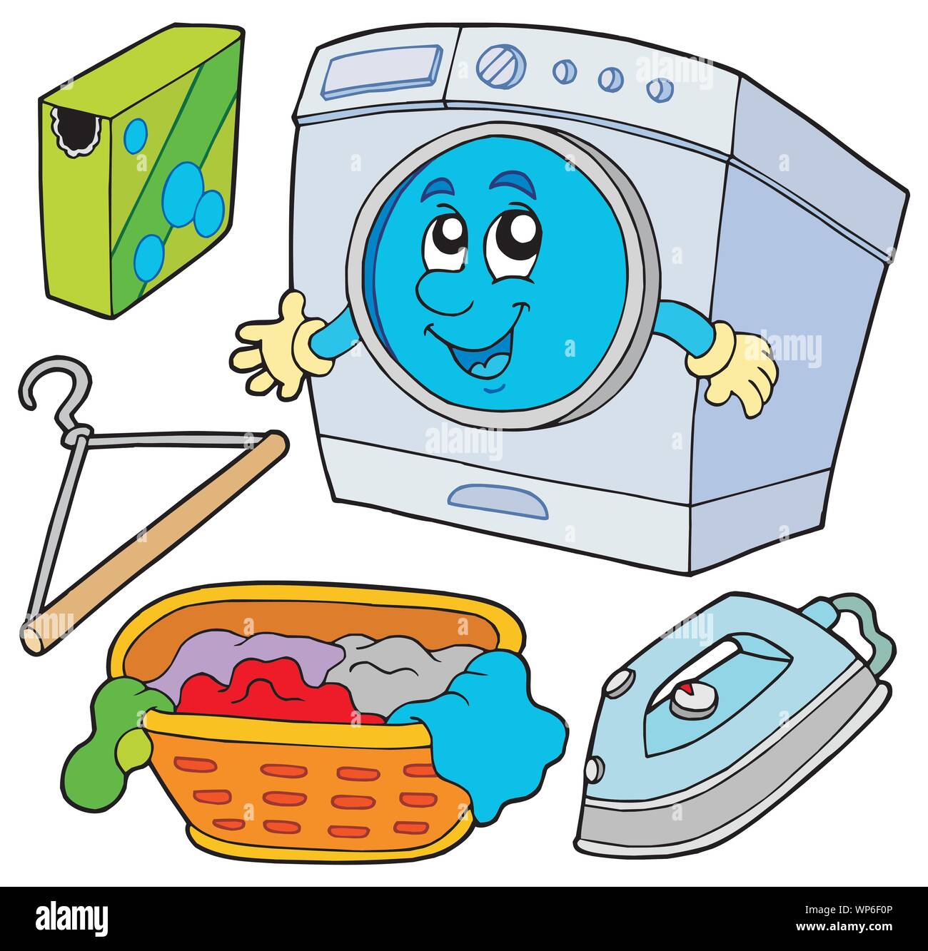 Laundry collection Stock Vector