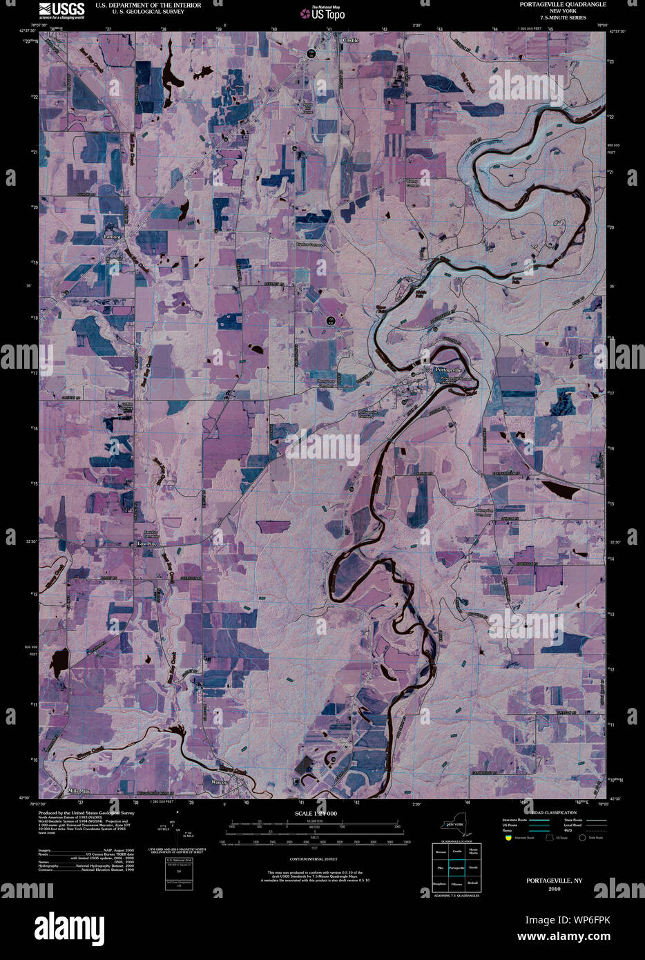Portageville map hires stock photography and images Alamy