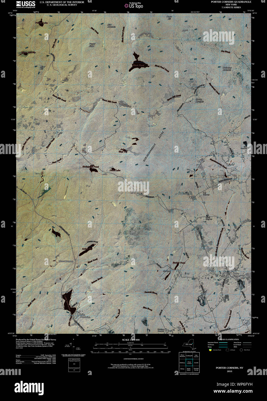 New York NY Porter Corners 20100503 TM Inverted Restoration Stock Photo