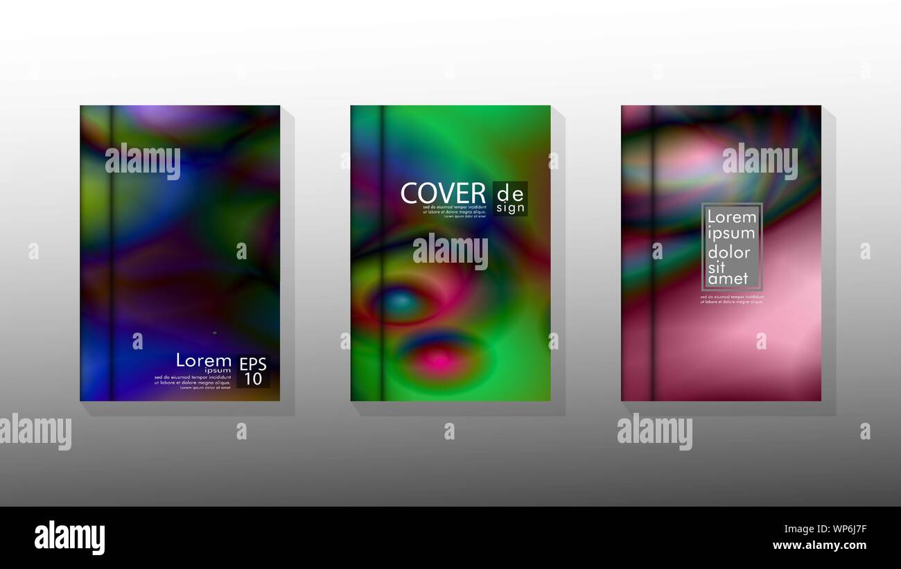 Vector collection of book cover backgrounds for brochures, leaflets ...
