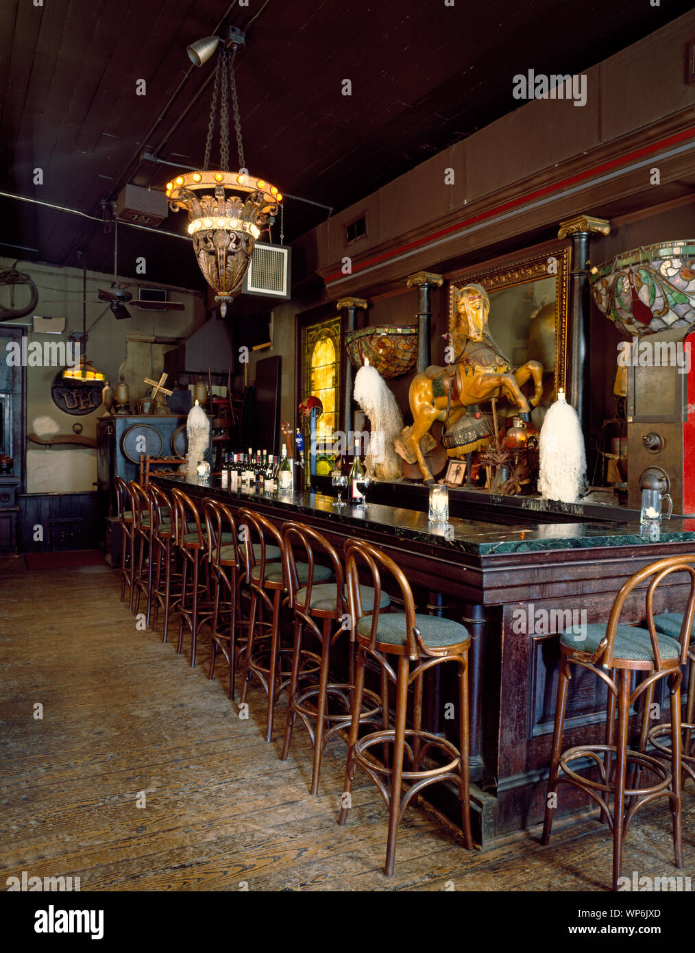 La Carafe Bar in the Kennedy Bakery building, one of the oldest