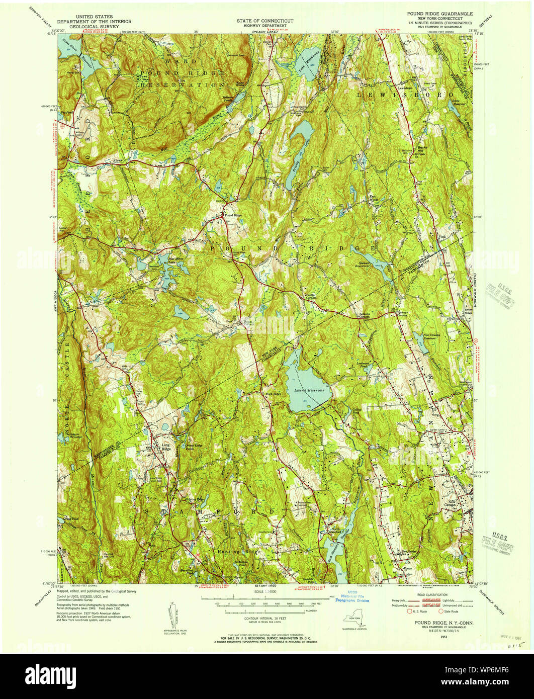 New York NY Pound Ridge 129166 1951 24000 Restoration Stock Photo Alamy