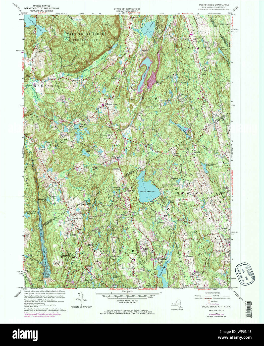 New York NY Pound Ridge 129174 1960 24000 Restoration Stock Photo Alamy