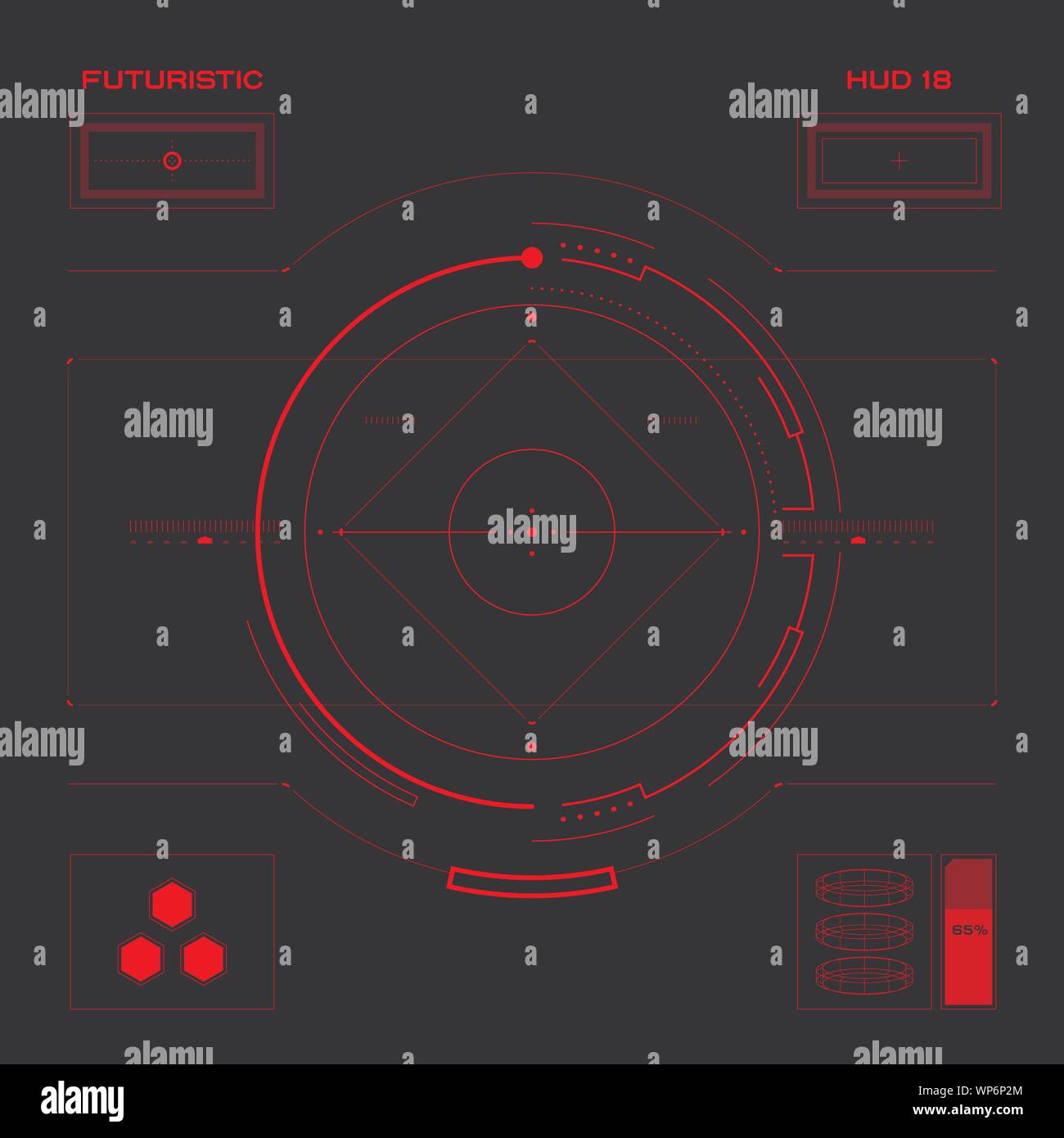 Futuristic user interface HUD Stock Vector Image & Art - Alamy