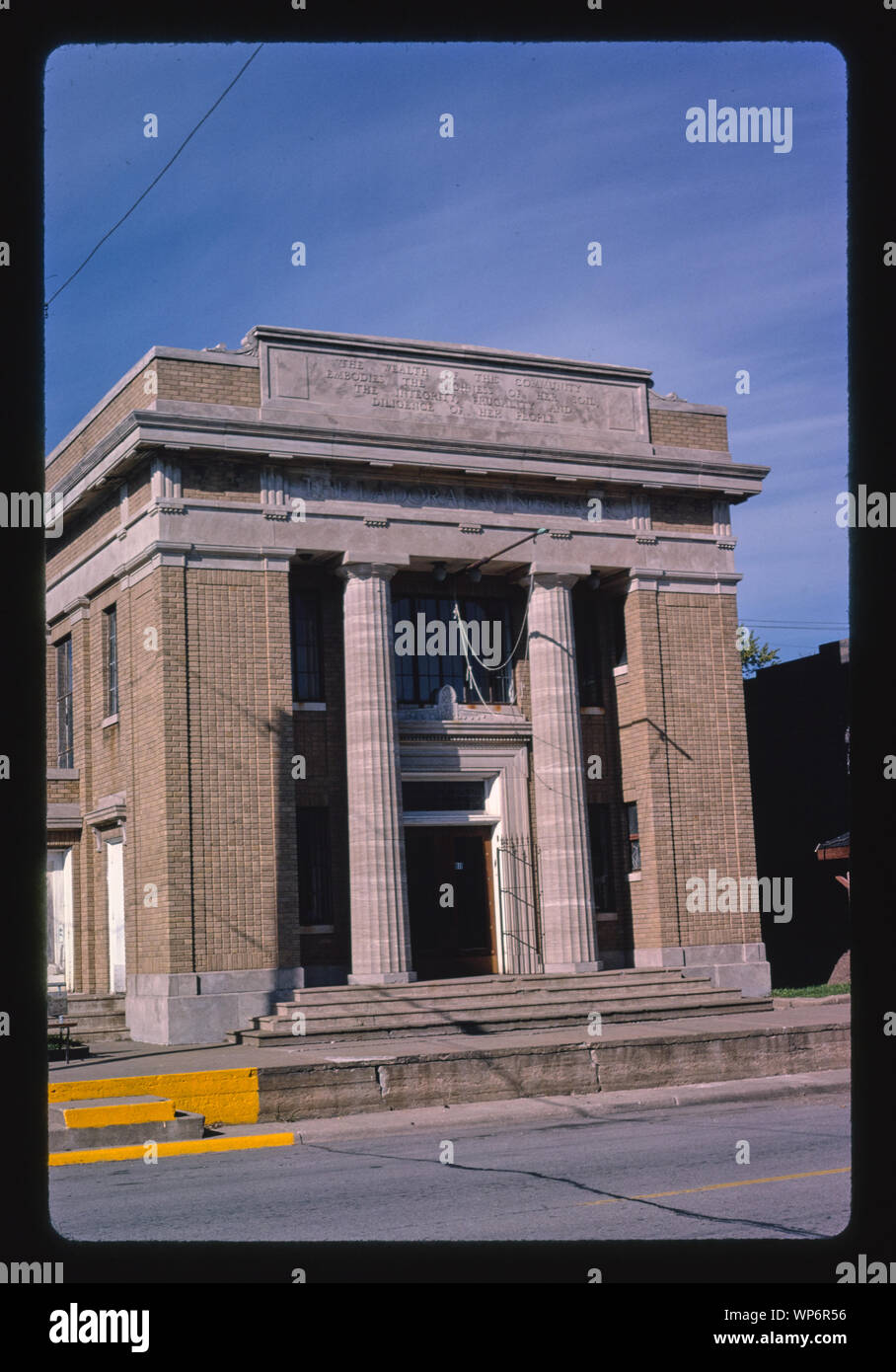 Ladora Savings Bank, Route 6, Ladora, Iowa Stock Photo Alamy