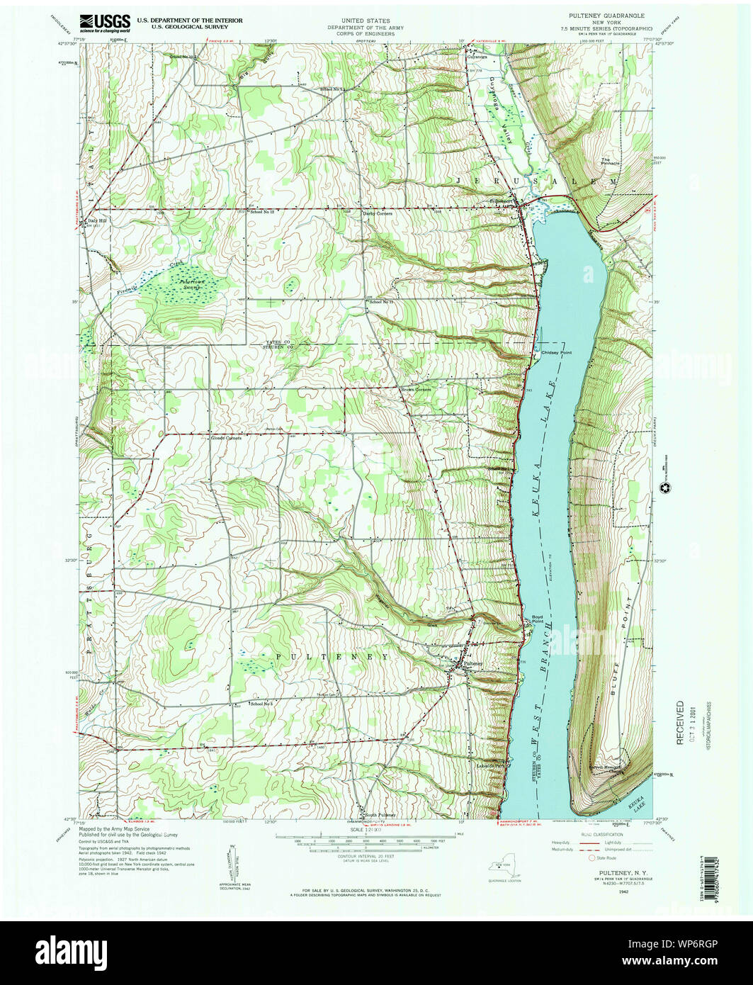 New York NY Pulteney 129195 1942 24000 Restoration Stock Photo Alamy