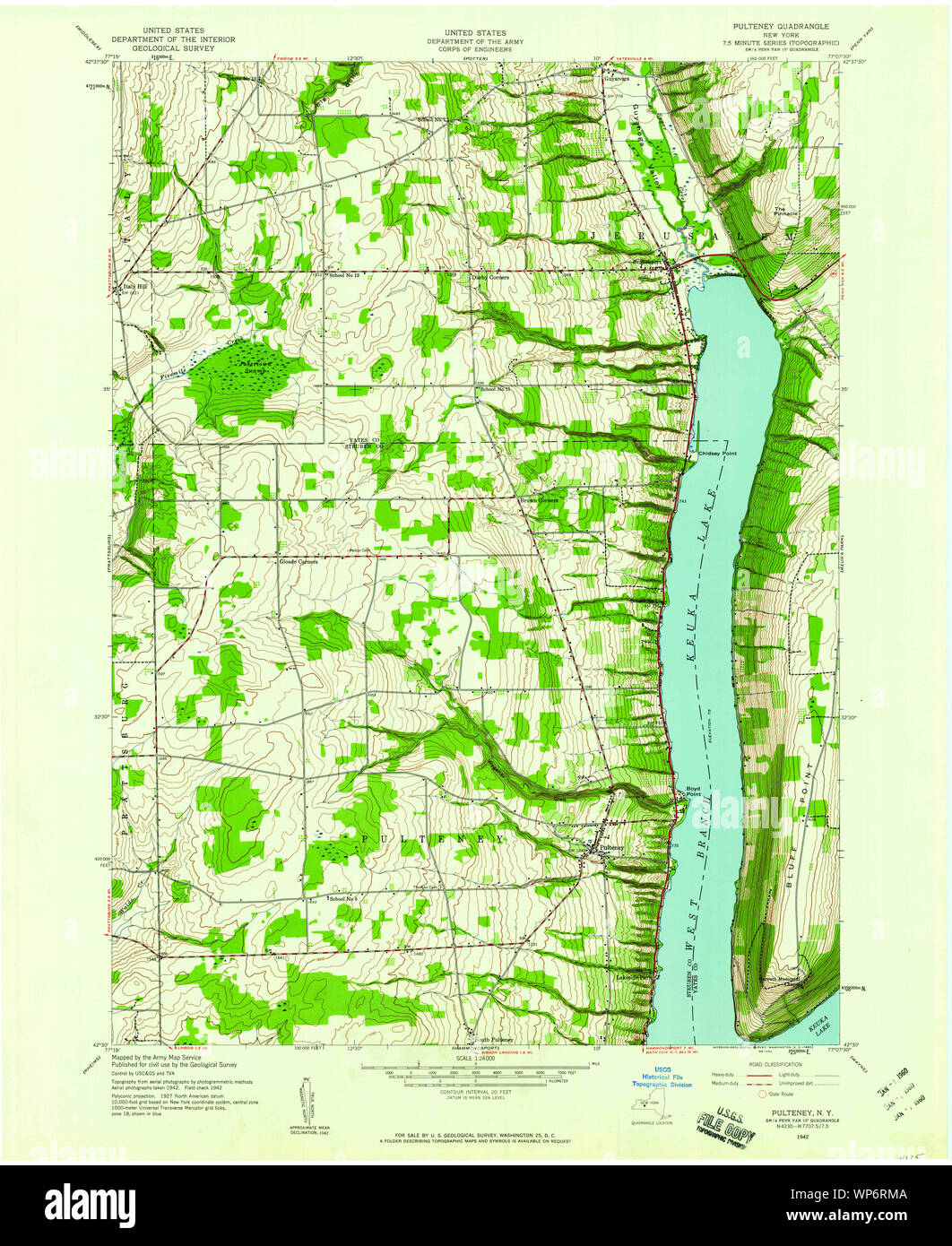 New York NY Pulteney 129196 1942 24000 Restoration Stock Photo Alamy