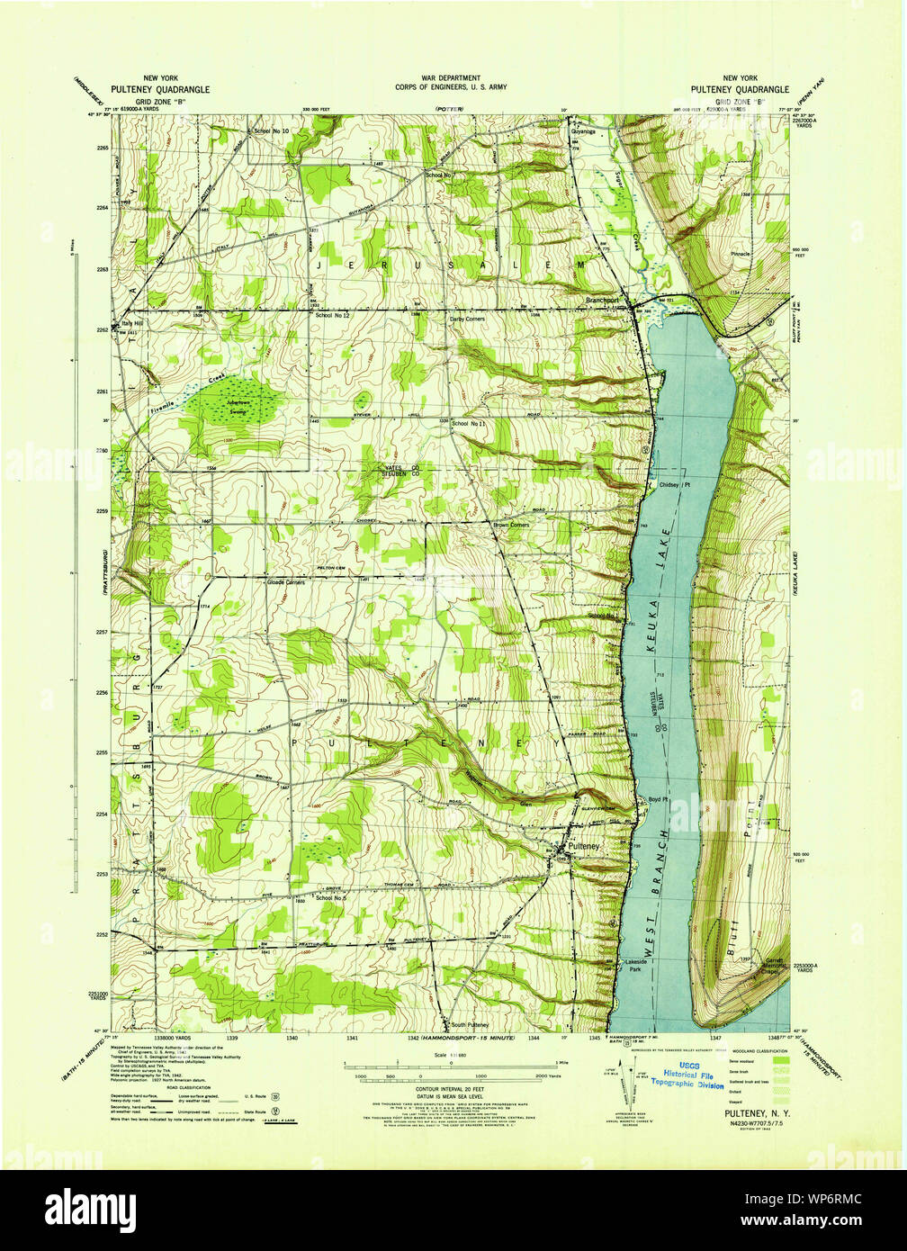 New York NY Pulteney 129198 1942 31680 Restoration Stock Photo Alamy