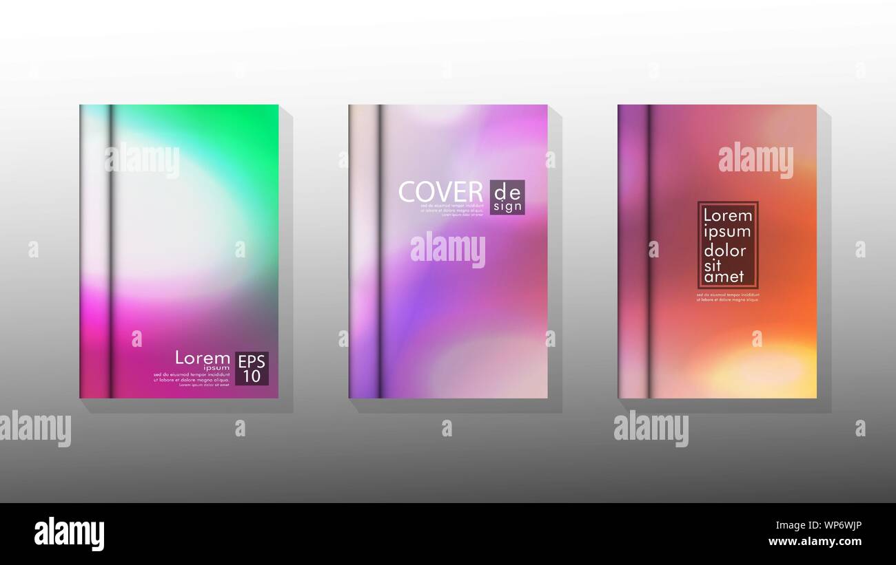 Vector collection of book cover backgrounds for brochures, leaflets ...