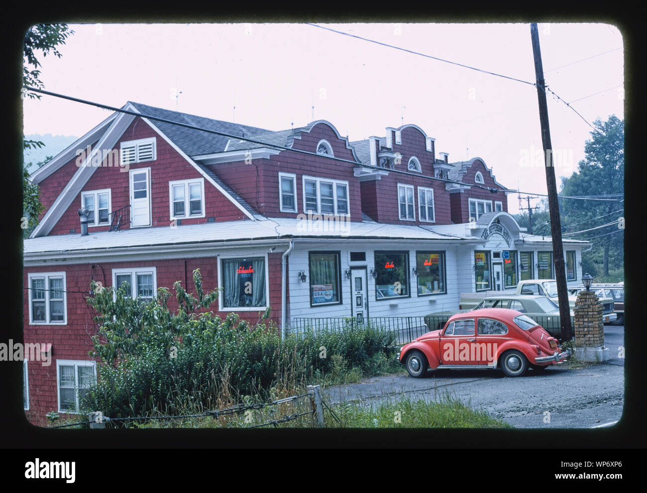 Lake Jefferson Hotel, Route 52, Jeffersonville, New York Stock Photo