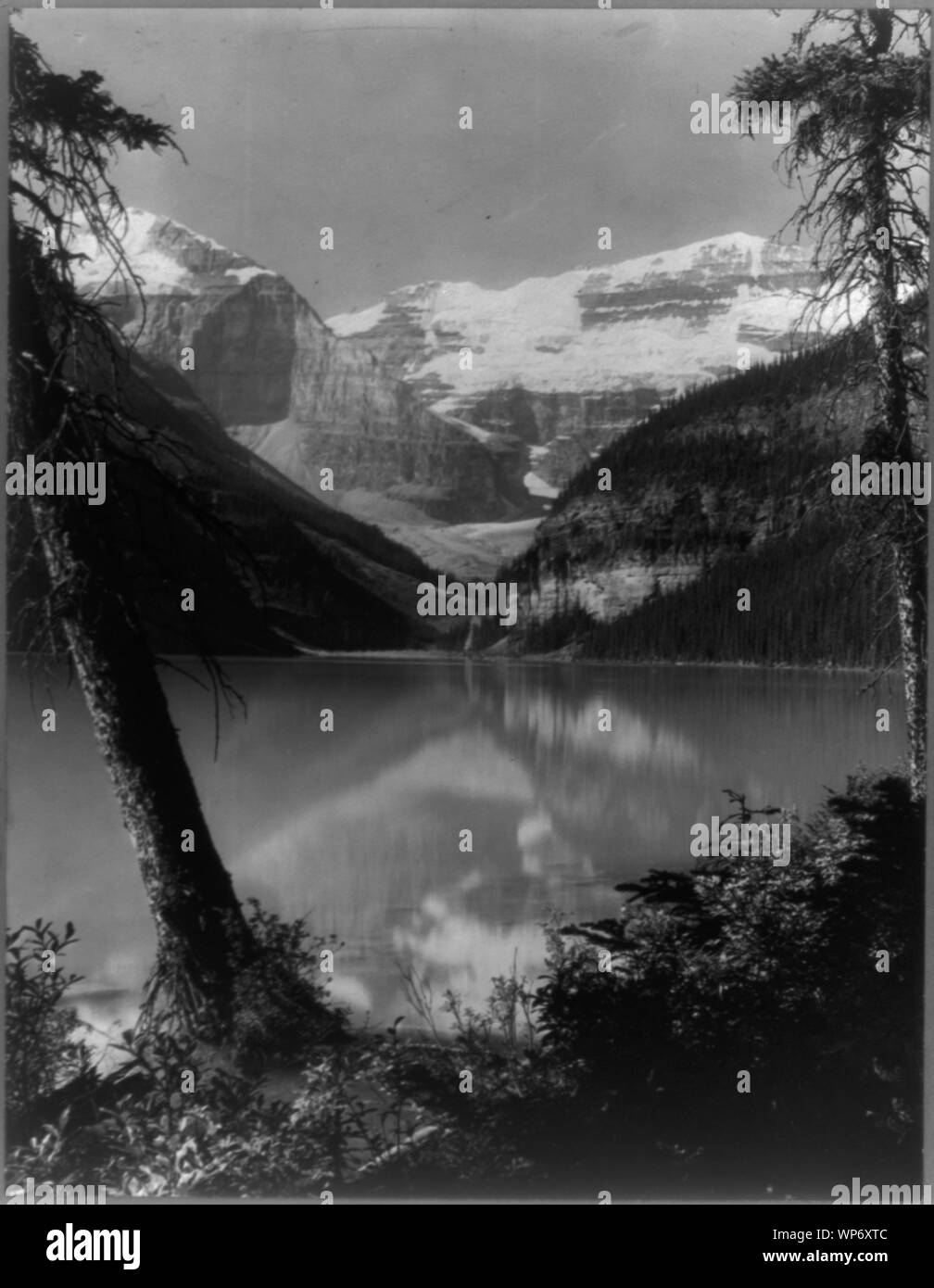 Lake Louise reflections Stock Photo Alamy