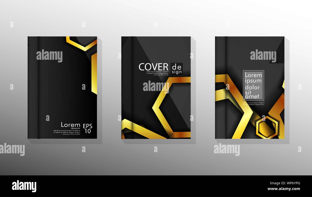 Vector collection of book cover backgrounds for brochures, leaflets ...
