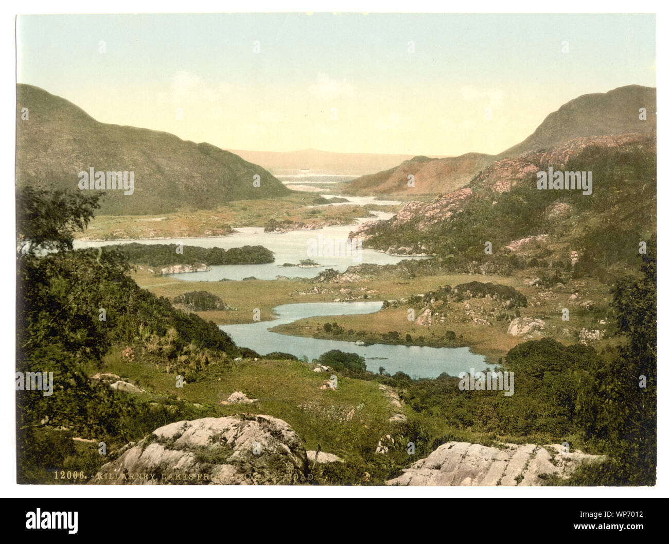 Lakes from Kenmare Road, Killarney. County Kerry, Ireland; Stock Photo