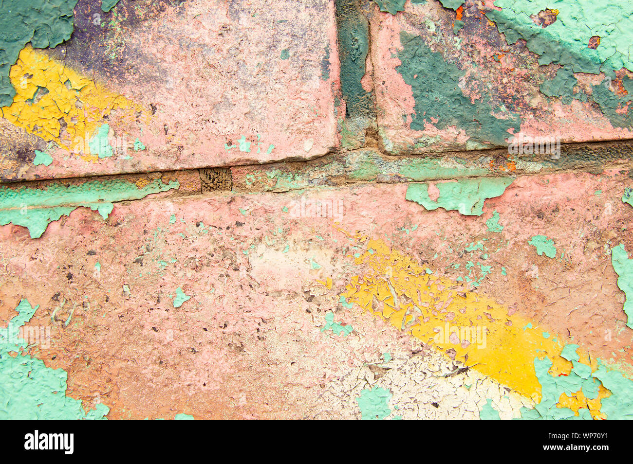 Texture of old painted wall - background Stock Photo